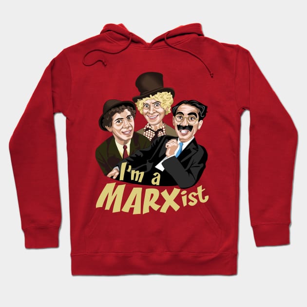 I am a MARXist Hoodie by Tiro1Linea